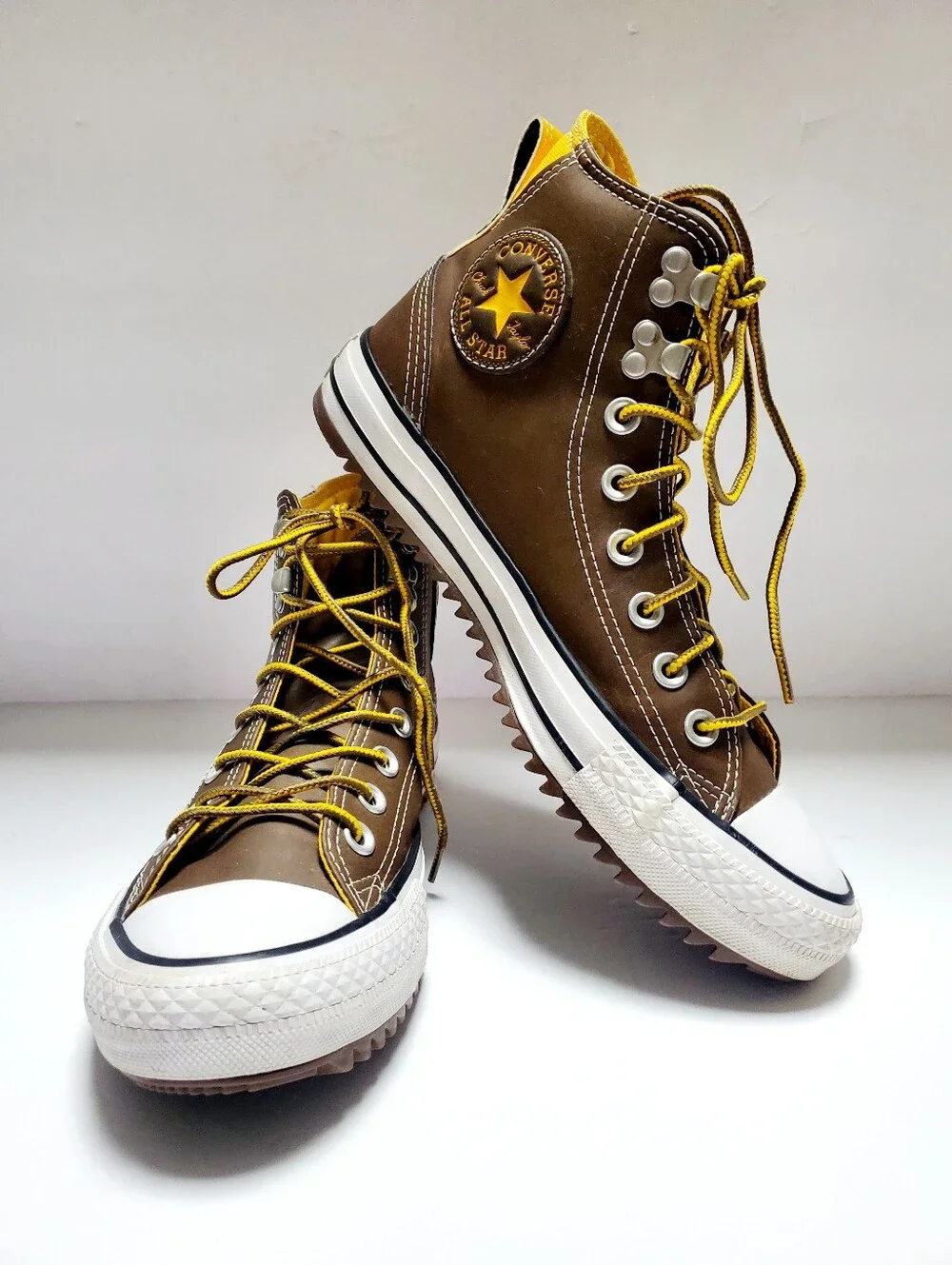 Converse Chuck Taylor All Star City Hiker Brown Leather Boots 144752C Unisex